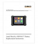 Battery Replacement for Autel MaxiSys MS906CV HD Service Tablet